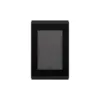 Placa 4X2 Cega Premium Alto Brilho Preto