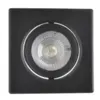 Mini Spot Led Preto 3W 4000K Bivolt Quadrado Luminatti