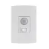 Sensor de Presenca Microcontrolado Com Chave e Fotocelula Branco Qualitronix