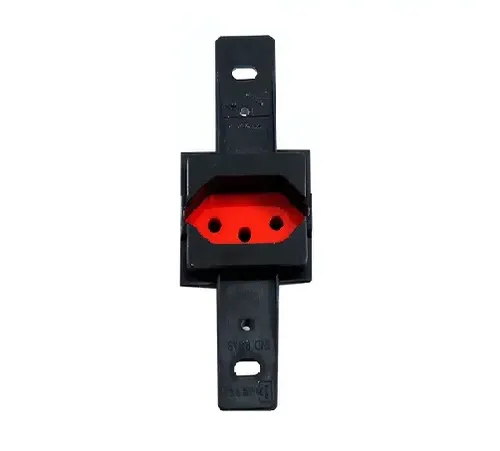 1 Tomada 2P+T 10A / 250V Padrao Preto Vermelho Weg