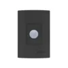 Sensor De Presenca 4x2 180° 6 Funçoes C/ Fotocelula Preto Qualitronix