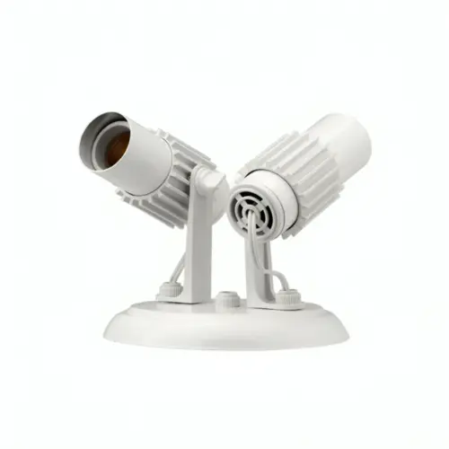 Spot Injetado Aletado 2E27 Branco OPL