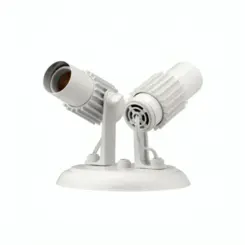 Spot Injetado Aletado 2E27 Branco OPL