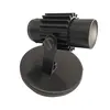Spot Injetado Aletado 1E27 Preto OPL