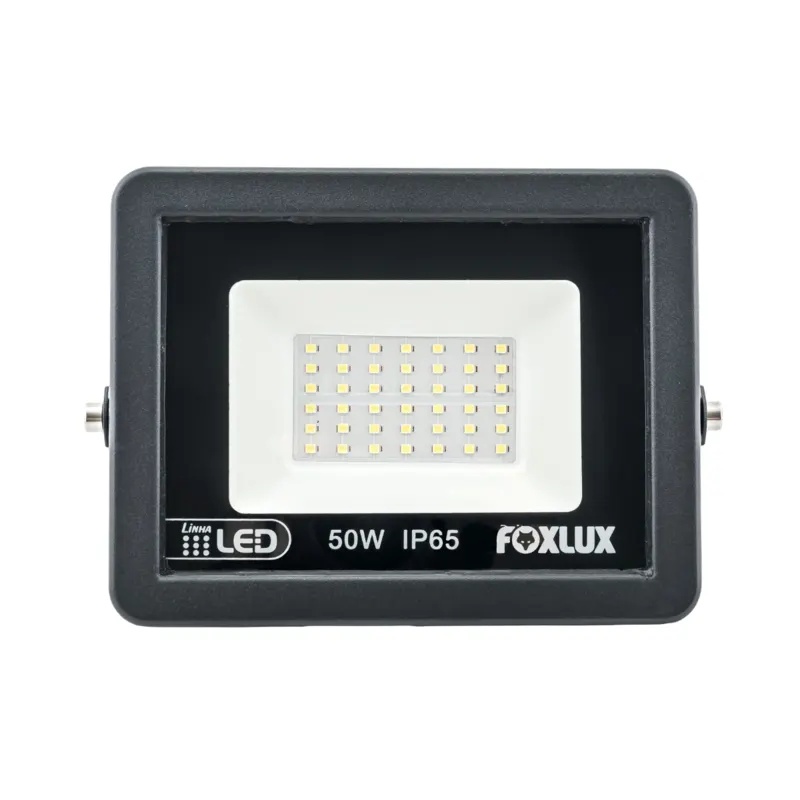 Refletor Led 50w 6500K 12V Preto Foxlux