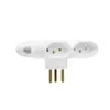 Adaptador Benjamin 4 Tomadas 2P+T 10A Branco