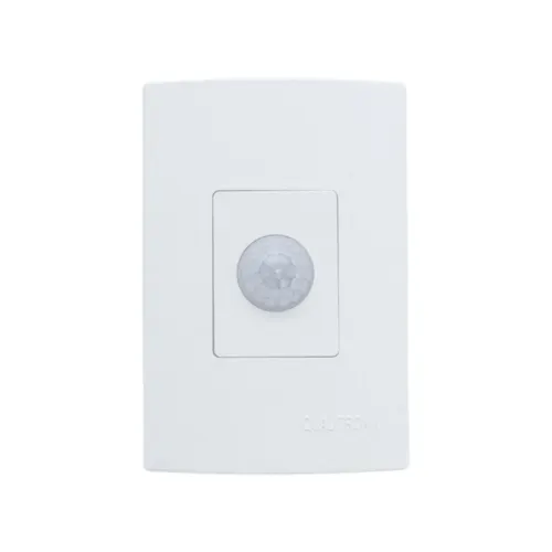 Sensor De Presenca 4x2 180° 6 Funçoes C/ Fotocelula Branco Qualitronix