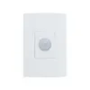 Sensor De Presenca 4x2 180° 6 Funçoes C/ Fotocelula Branco Qualitronix
