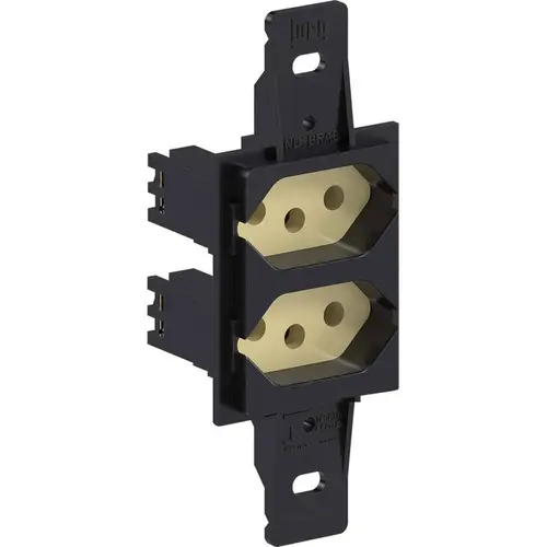 2 Tomada 2P+T 10A / 250V Padrao Preto Weg