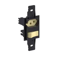 1 Interruptor Paralelo + Tomada 20A Padrao Preto Weg