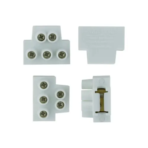 Kit Conector C/4 Pecas 3 Saidas 20A + 1 Saida 2P+T Laranja Eletrofita