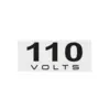 Placa Sinalizacao Poliestireno 110V 5X25 C/ 16 Unid Sinalize