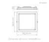 Luminaria De Embutir Deep 22W 1800LM Branco STH8904BR/40 Stella
