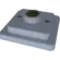 Plafon Soquete Porcelana 1 E27 Quadrado Branco OPL