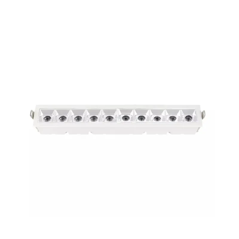 Luminaria De Led 10 Spots De Embutir 20W 3000K Branco Luminatti