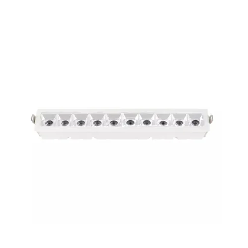 Luminaria De Led 10 Spots De Embutir 20W 3000K Branco Luminatti