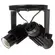 Spot Injetado Aletado 2E27 Preto OPL