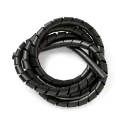 Tubo Espiral 1/2 Pe Preto Frontec