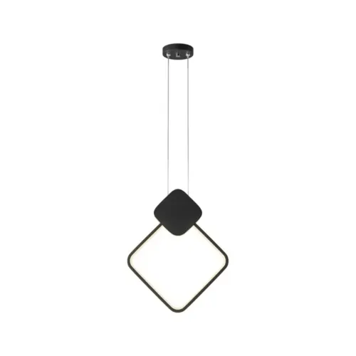 Pendente King l 13W Led Dourado 3000K OR1758 Preto Orluce