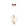 Pendente Globe Drop 1Xe27 Opalino Rose Gold Orluce