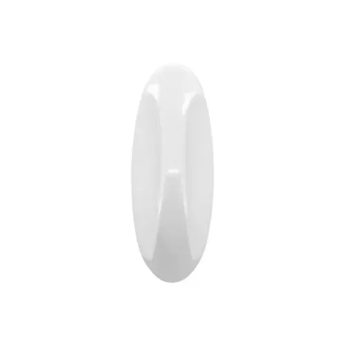Gancho Ambar De Plastico Branco G TekBond