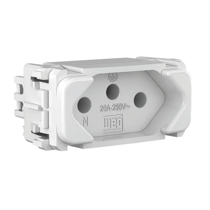 Sistema X Modulo Tomada 20A 250V Compose Branco Weg