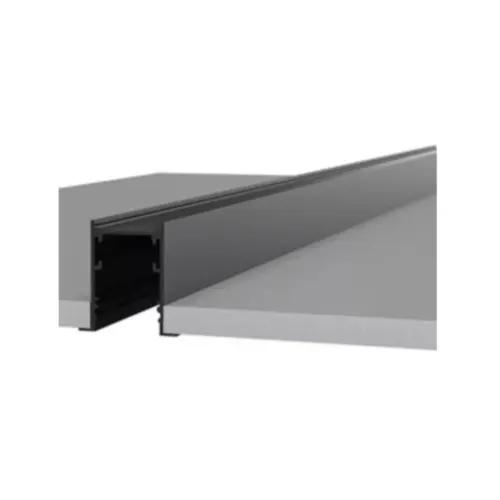Perfil De Embutir Modular Preto 2M Luminatti