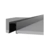 Perfil De Embutir Modular Preto 2M Luminatti