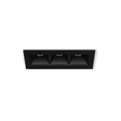 Luminaria Embutir Pontual Fixo 7W 2700K Picco Preto Interlight
