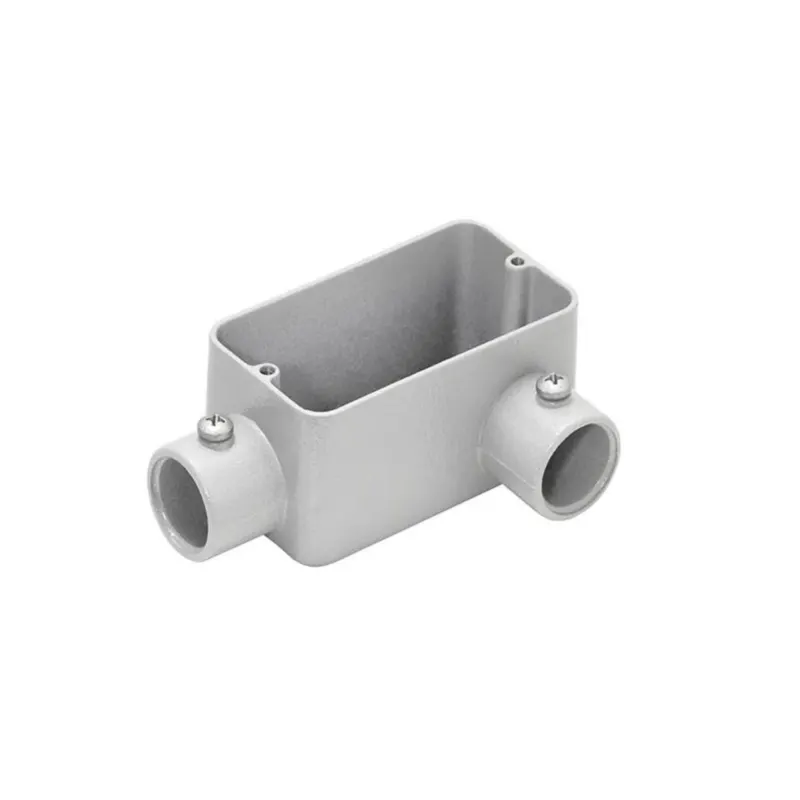 Condulete Aluminio Cinza ( LL ) 3/4" Tampa Cega Vedada PVC BSP Wetzel
