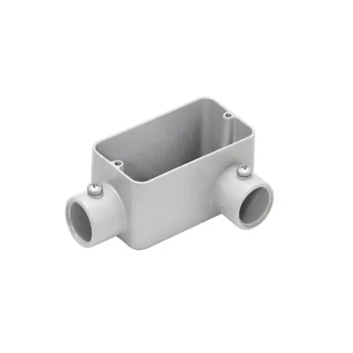 Condulete Aluminio Cinza ( LL ) 3/4" Tampa Cega Vedada PVC BSP Wetzel