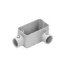 Condulete Aluminio Cinza ( LL ) 3/4" Tampa Cega Vedada PVC BSP Wetzel