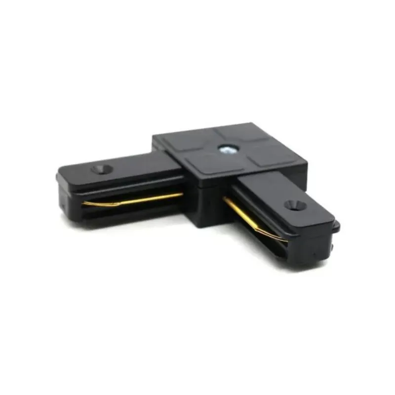 Conector ( L ) Para TrIlhos Sobrepor Preto Luminatti