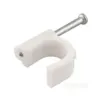 Grampo P/ Cabo 6 Mm Branco Marcai