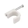 Grampo P/ Cabo 6 Mm Branco Marcai
