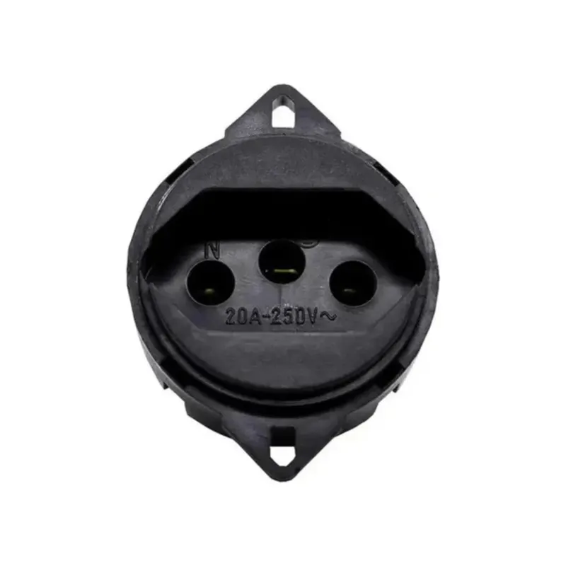 Tomada Klin Red Piso 2P+T 20A / 250V Preto Weg