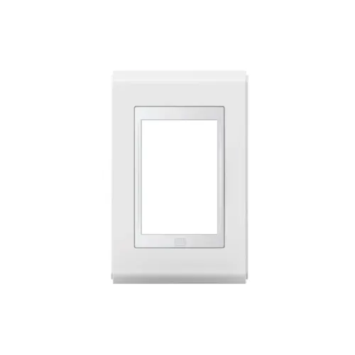 Placa 4X2 3 Posicoes Style Acetinado Branco