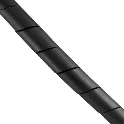 Tubo Espiral 1/4 Pe Preto Frontec