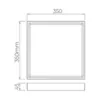 Luminaria De Sobrepor Deep 28W 2900LM Branco STL23905BR/40 Stella