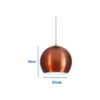 Pendente Aruba Cobreado Kin