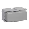 Sistema X Modulo Interruptor Simples 10A 250V Compose Cinza Weg