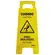 Cavalete Amarelo 27X65Cm - Cuidado - Piso Molhado Sinalize