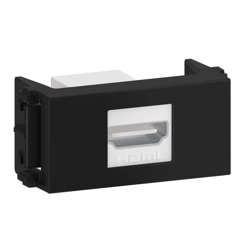 Modulo Tomada Hdmi Preto