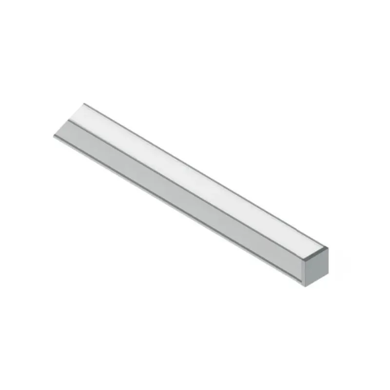 Perfil Sobrepor Branco Difusor Branco 2M Luminatti