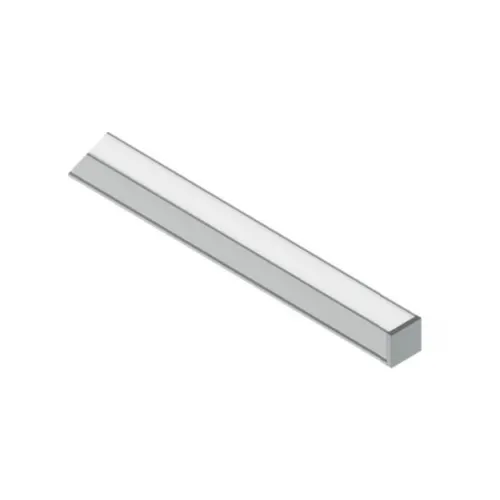 Perfil Sobrepor Branco Difusor Branco 2M Luminatti