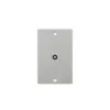Placa Piso Leve 4X2 Inox Alto Brilho C/ Furo Central Olivo