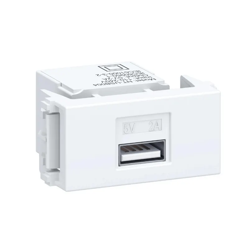 Modulo Tomada USB Esatta Branco Weg