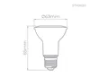 Lampada Led Par20 Eco 5,5W 550LM 25° STH9020/50 Stella