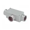 Condulete Aluminio Cinza ( T ) 1" C/Tampa S/Vedacao S/Rosca Wetzel