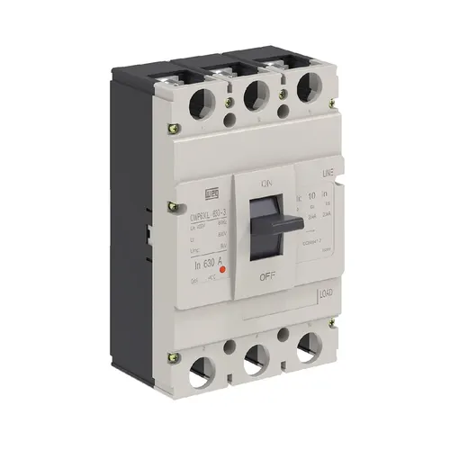 Disjuntor Tripolar Caixa Moldada 630A Dwp630L-630-3 Weg